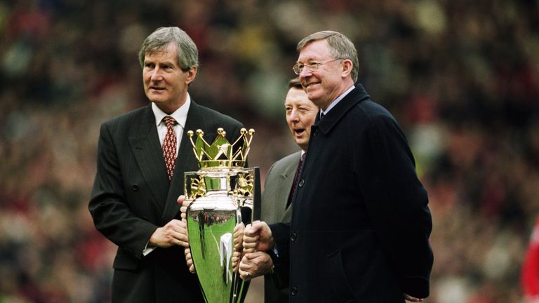 Martin Edwards and Sir Alex Ferguson won eight Premier League titles together at Manchester United