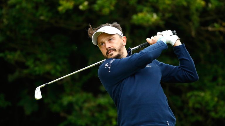 SOUTHPORT, ENGLAND - JULY 20:  Mike Lorenzo-Vera of France hits his tee shot on the 5th hole during the first round of the 146th Open Championship at Royal