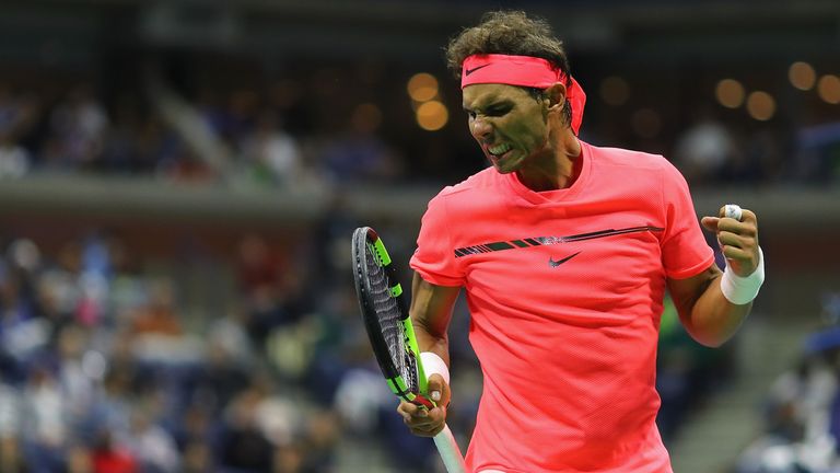 Nadal was made to work hard in the opening two sets