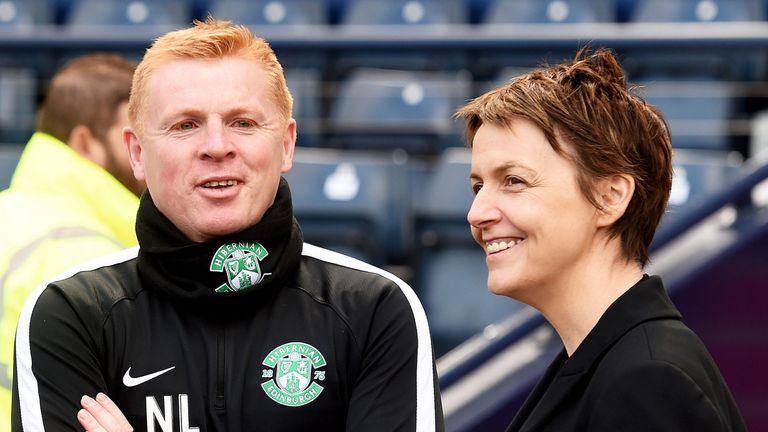 Chief Executive Leanne Dempster (right)  is enthused by Lennon's ambition