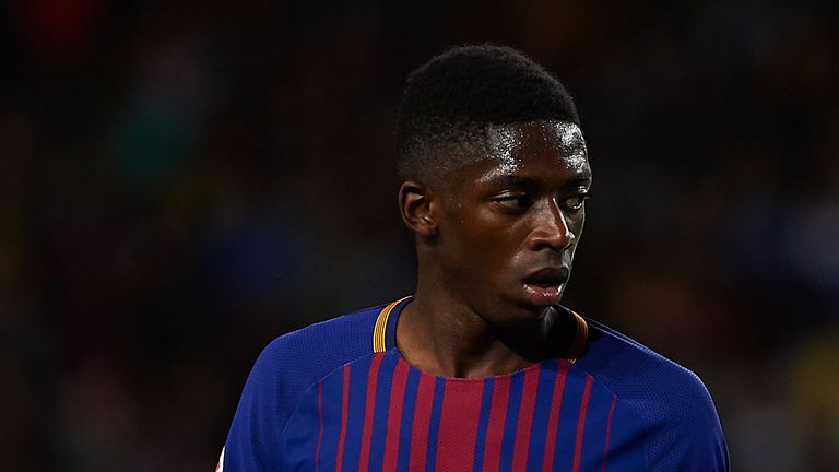 Ousmane Dembele injured his thigh in Barcelona's win at Getafe