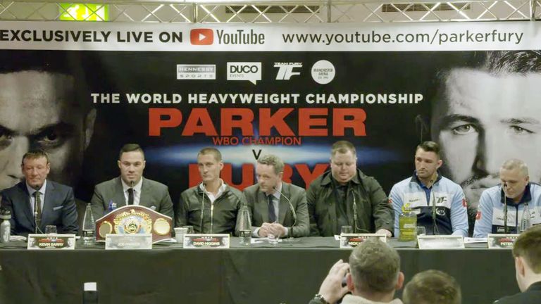 Parker v Fury press conference