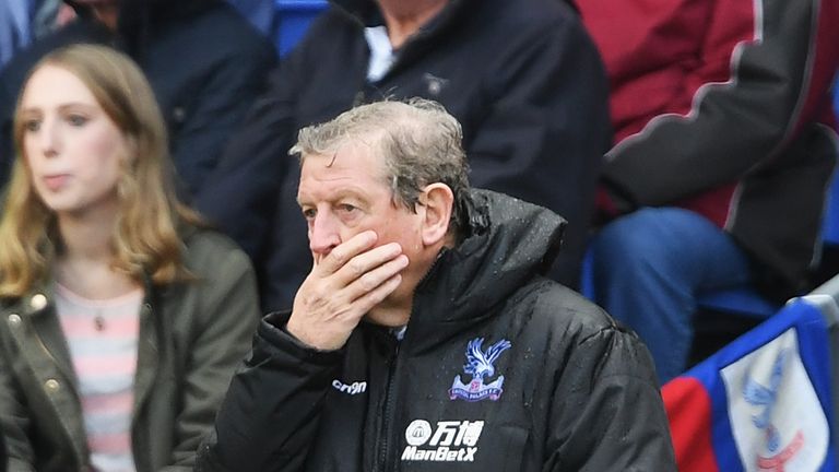 Roy Hodgson during the Premier League match between Crystal Palace and Southampton