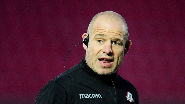 Guinness PRO14, Parc y Scarlets, Wales 23/9/2017.Scarlets vs Edinburgh.Edinburgh's Head Coach Richard Cockerill.