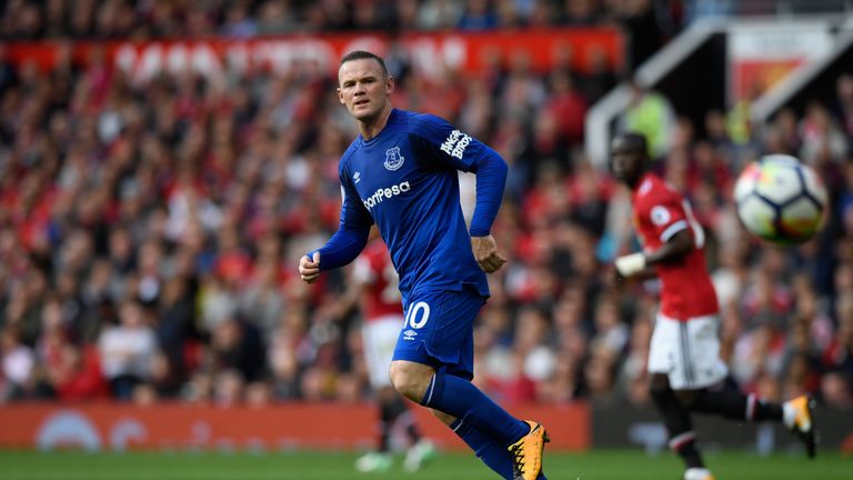 Wayne Rooney made his Old Trafford return with Everton on Sunday