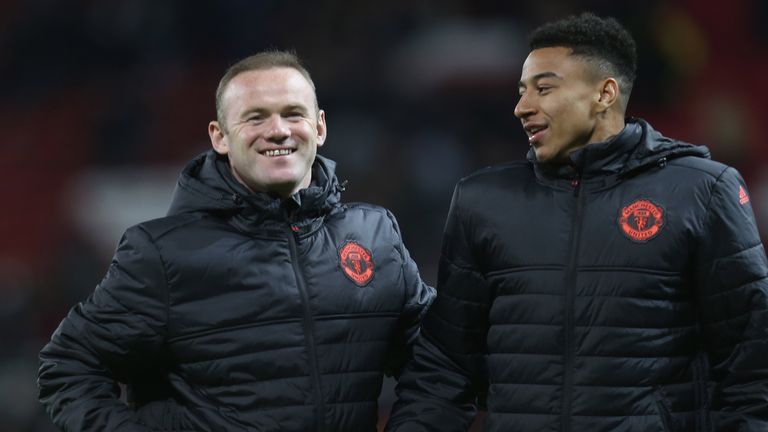 Jese Lingard says he learned a lot from Wayne Rooney from their time together at Manchester United