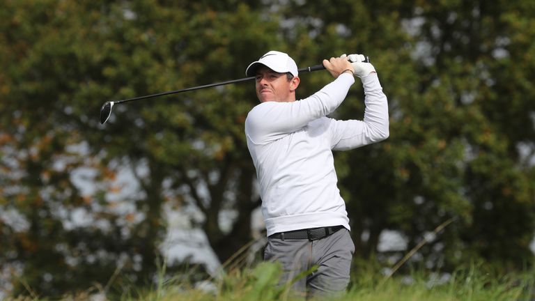 Northern Ireland's Rory McIlroy on the 2nd during day two of the British Masters at Close House Golf Club, Newcastle.