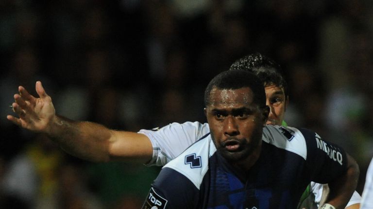 Fiji and Connacht centre Eroni Vasiteri Narumasa, pictured playing for Agen in 2015