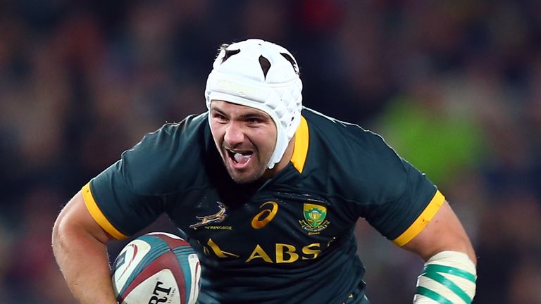 Springboks flanker Heinrich Brussow who will join Northampton Saints in 2018