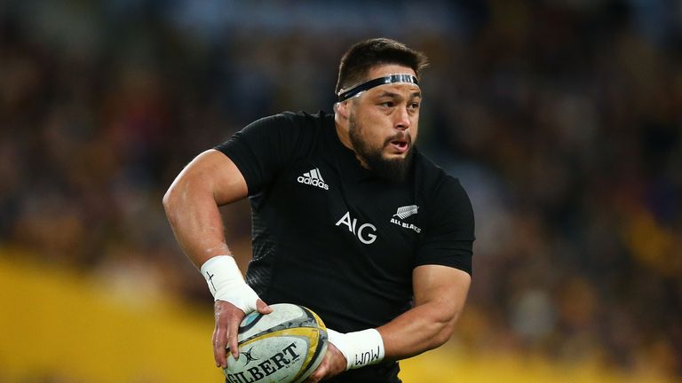 All Blacks prop Kane Hames