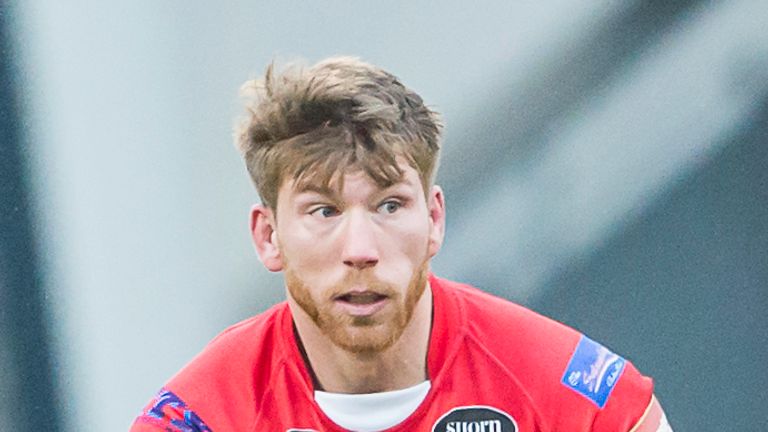 Huddersfield forward Adam Walne, pictured in action for Salford in 2017