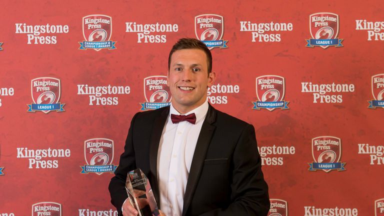 Championship player of the year Shaun Lunt