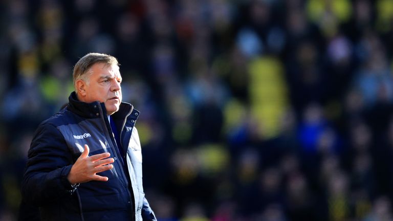 Sam Allardyce during the Premier League match between Watford and Crystal Palace on December 26, 2016