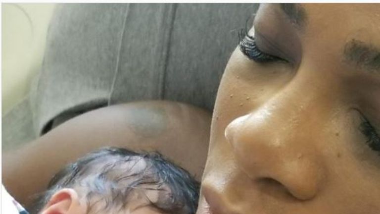 Serena Williams has revealed the name of her baby daughter, Alexis Olympia Ohanian Jr