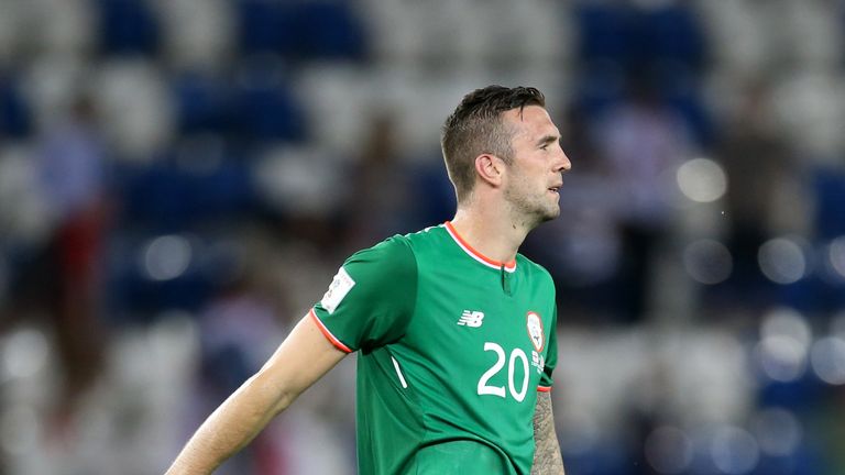 Republic of Ireland's Shane Duffy reacts after the final whistle during the 2018 FIFA World Cup Qualifying, Group D match v Georgia in Tbilisi