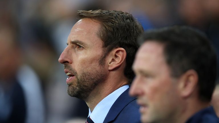England manager Gareth Southgate during the 2018 FIFA World Cup Qualifying, Group F match at Wembley Stadium, London.