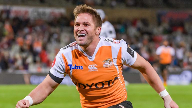 Tian Meyer, who came on as a replacement,  scored the Cheetahs fifth and final try