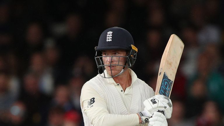 LONDON, ENGLAND - SEPTEMBER 09: Tom Westley of England hits out during day three of the 3rd Investec Test match between England and West Indies at Lord's C