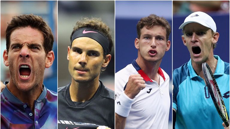 Rafael Nadal v Juan Martin del Potro and Pablo Carreno Busta v Kevin Anderson at US OPEN 2017