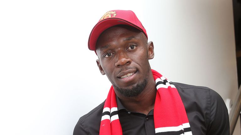 Usain Bolt believes Manchester United are favourites to win the Premier League