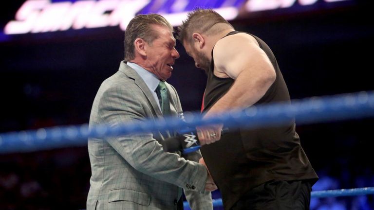 Vince McMahon needed medical attention after Kevin Owens' attack.