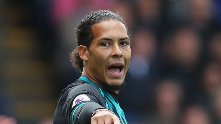 LONDON, ENGLAND - SEPTEMBER 16: Virgil van Dijk of Southampton looks on during the Premier League match between Crystal Palace and Southampton at Selhurst 