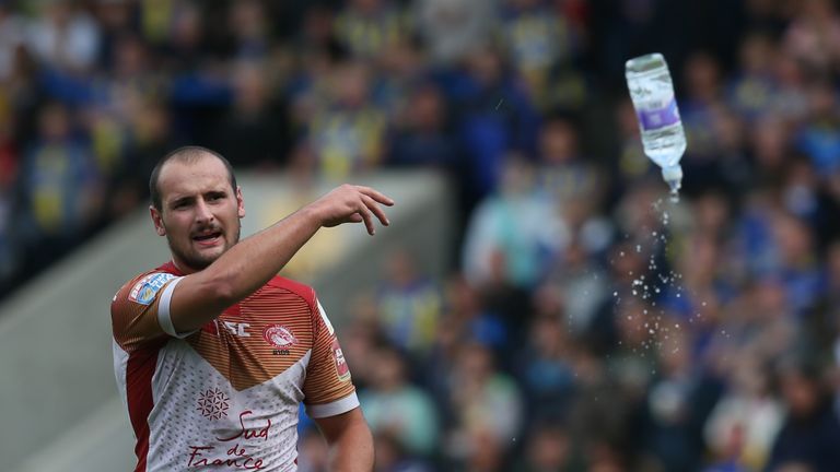 Warrington Wolves v Catalan Dragons - Halliwell Jones Stadium, Warrington, England - Alrix Da Costa of Catalan Dragons