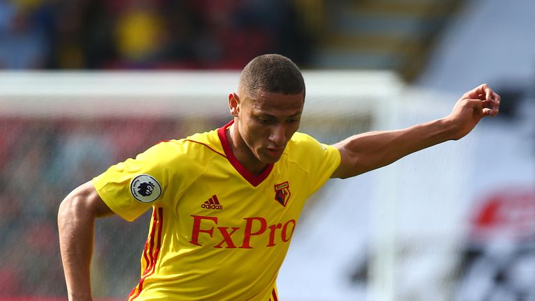 Watford's Richarlison started against Southampton