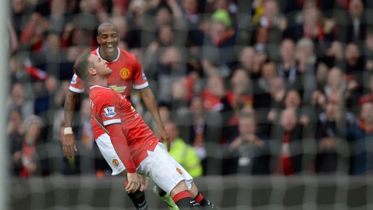 Wayne Rooney pretended to be knocked out after scoring against Tottenham