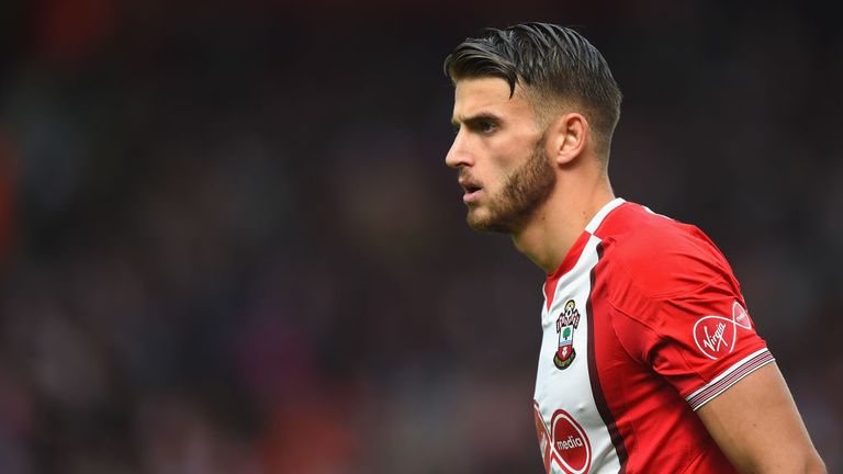 Wesley Hoedt of Southampton during the Premier League match between the Saints and Watford at St Mary's Stadium on Sep 9