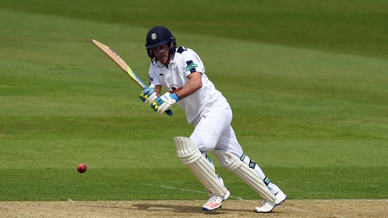 Hampshire's Will Smith bats during the Specsavers County Championship, Division One match at The Ageas Bowl, Southampton in May, 2016.