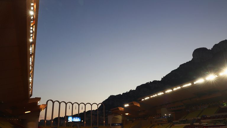 Monaco's home at the Stade Louis II stadium