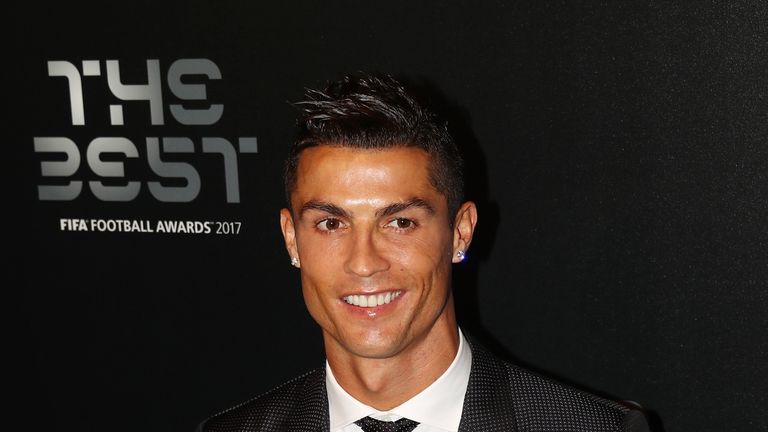 Cristiano Ronaldo has been named Best FIFA men's player at an awards ceremony in London
