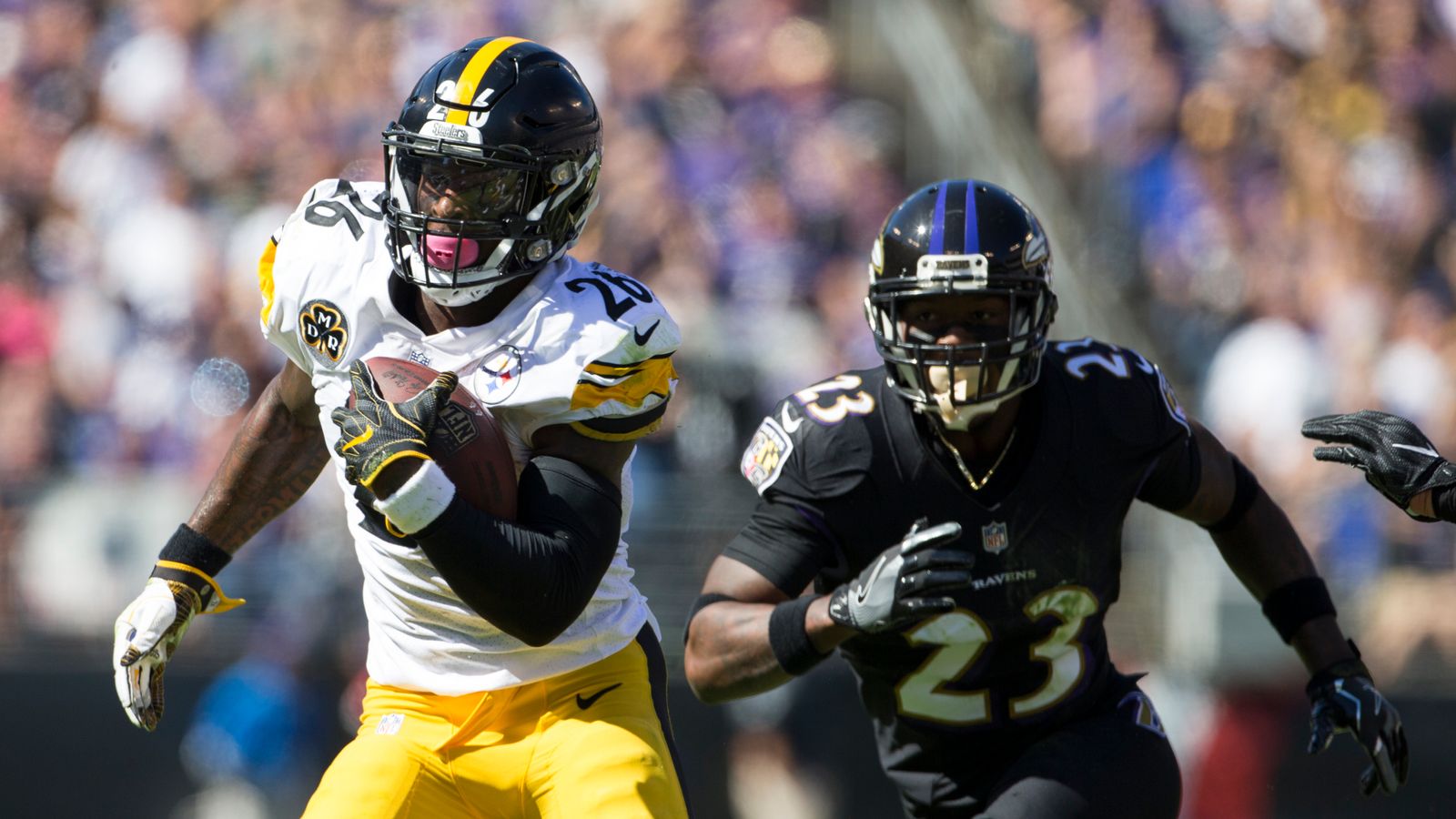 Le'Veon Bell Darts Through Ravens for Big Touchdown (Video)