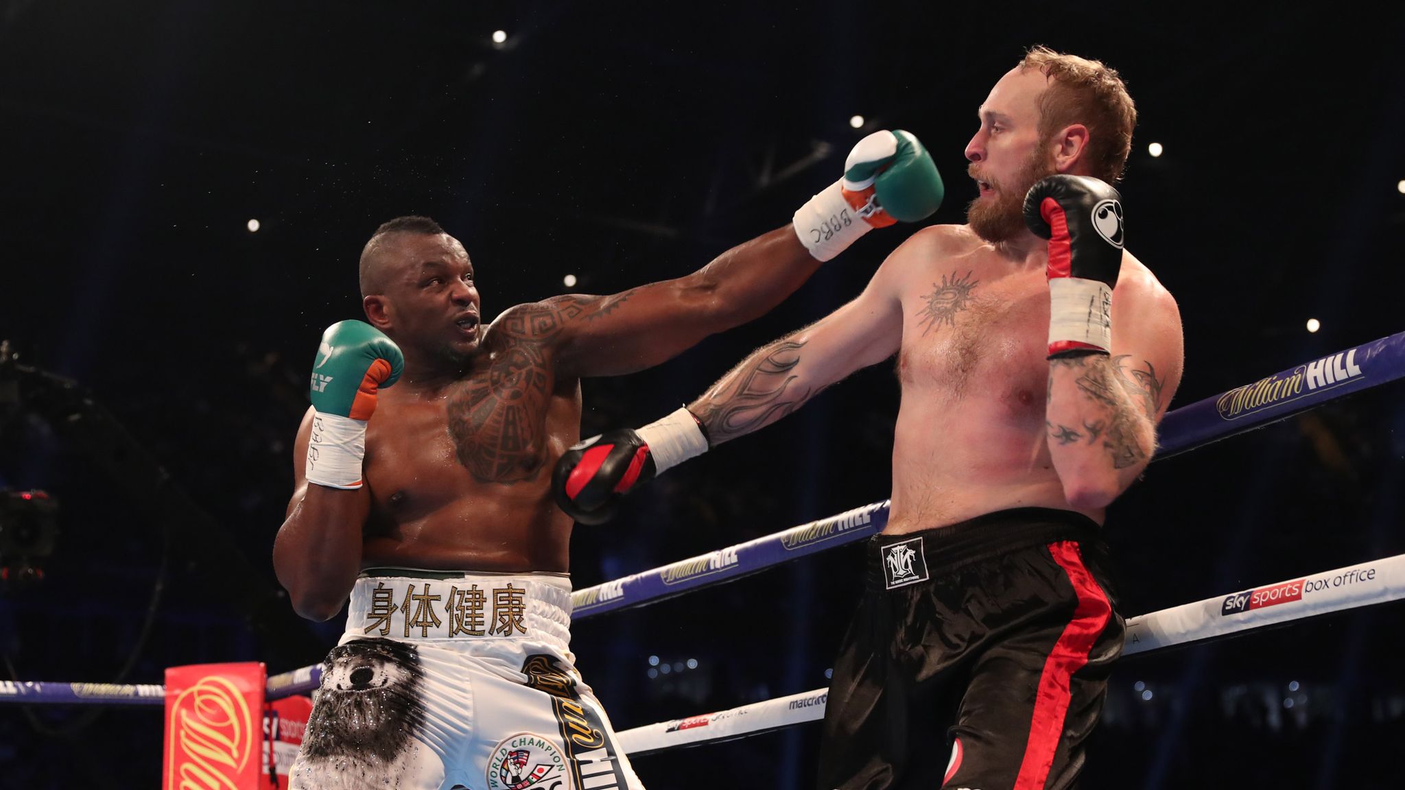 Joshua vs Takam: Dillian Whyte defeats Robert Helenius | Boxing News | Sky Sports