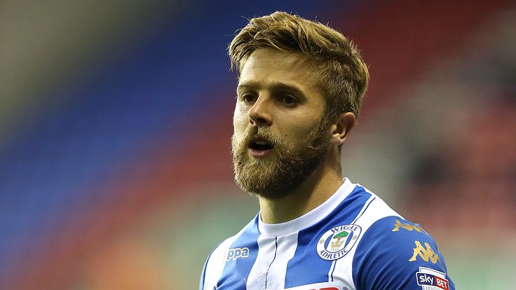 WIGAN, ENGLAND - SEPTEMBER 19:  Michael Jacobs of Wigan Athletic in action during the Sky Bet League One match between Wigan Athletic and Northampton Town 