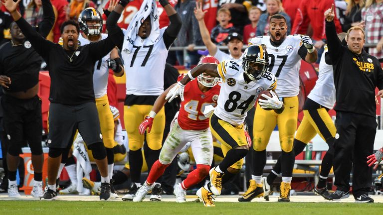 Steelers vs. Chiefs: Antonio Brown's one-handed catch isn't even fair 