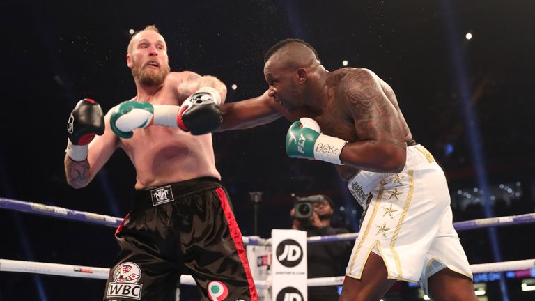 JOSHUA-TAKAM PROMOTION.PRINCIPALITY STADIUM,.CARDIFF.PIC;LAWRENCE LUSTIG.WBC Silver Heavyweight Championship.Dillian Whyte v Robert Helenius