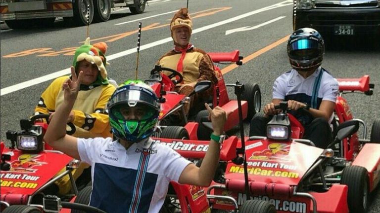 Japanese Gp F1 Drivers Enjoy The Sights And Sounds Of Tokyo F1 News