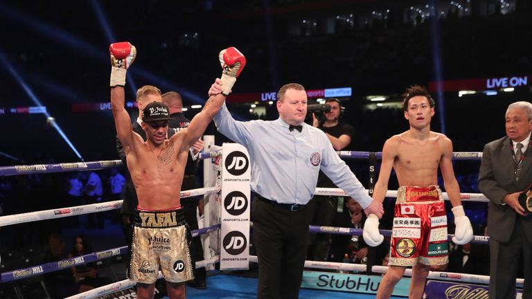 JOSHUA-TAKAM PROMOTION.PRINCIPALITY STADIUM,.CARDIFF.PIC;LAWRENCE LUSTIG.WBA Super-Flyweight Championship.Kal Yafai v Sho Ishida