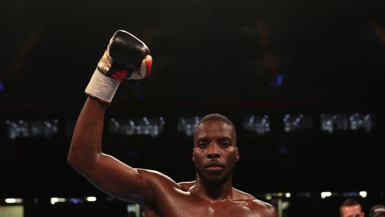 JOSHUA-TAKAM PROMOTION.PRINCIPALITY STADIUM,.CARDIFF.PIC;LAWRENCE LUSTIG.Cruiserweight Contest.Lawrence Okolie v Adam Williams