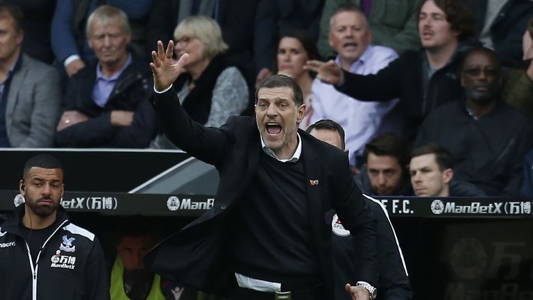 Slaven Bilic was left disappointed following West Ham's 2-2 draw with Crystal Palace