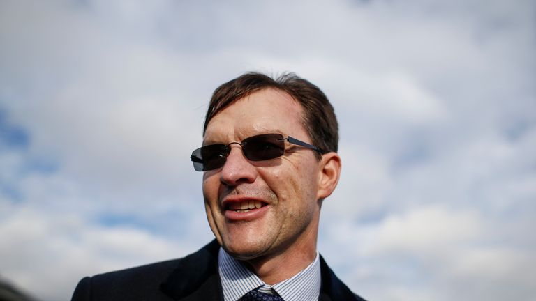 Aidan O'Brien pictured at Doncaster