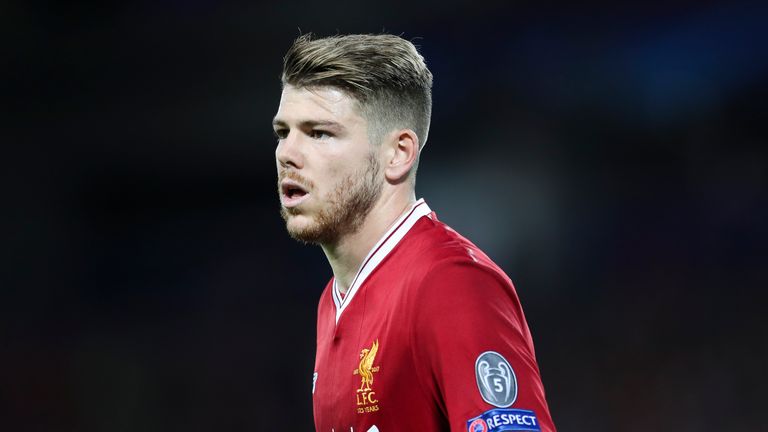 LIVERPOOL, ENGLAND - AUGUST 23: Alberto Moreno of Liverpool during the UEFA Champions League Qualifying Play-Offs round second leg match between Liverpool 