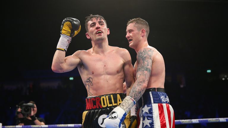 Anthony Crolla and Ricky Burns