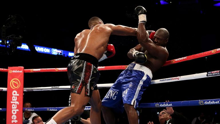 Anthony Joshua and Kevin Johnson