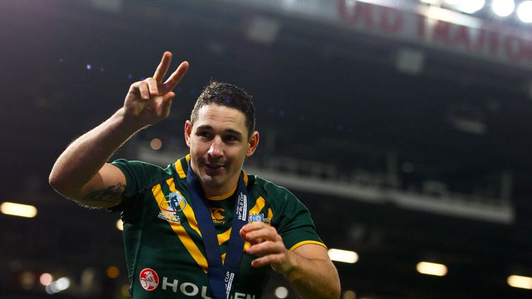 Billy Slater won the World Cup with Australia in 2013