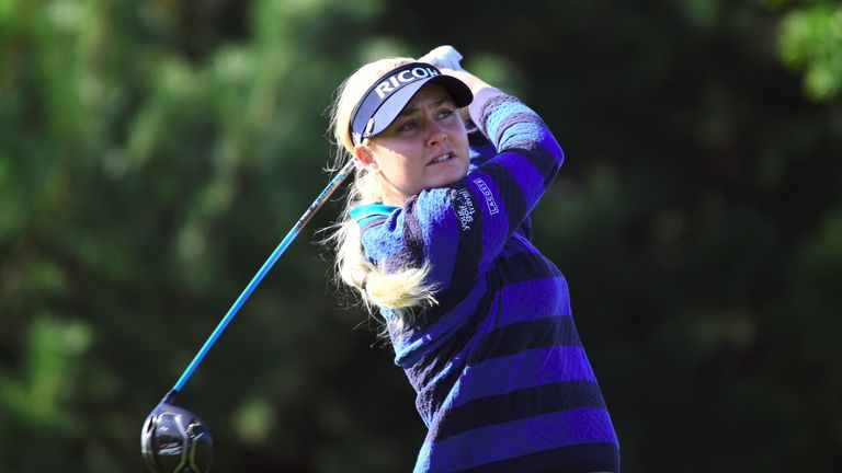 Charley Hull posted her best finish of the season after four straight birdies