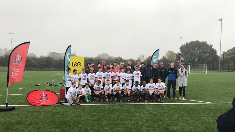 Rainbow Laces event, Charlton Athletic