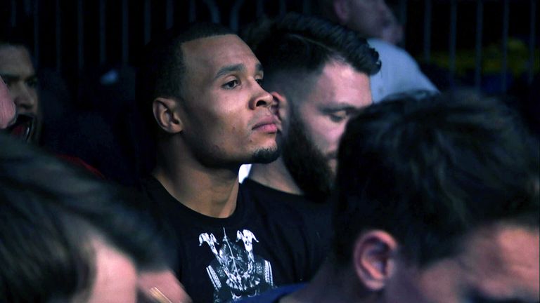 Chris Eubank Jr was watching on in York Hall